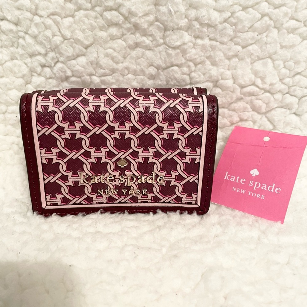 NWT Kate Spade Micro Trifold Wallet